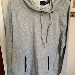 Cowl neck hoodie